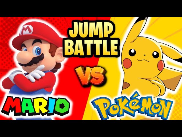 Pokemon vs Mario Jump Battle | Brain Break | Just Dance | Mario Run