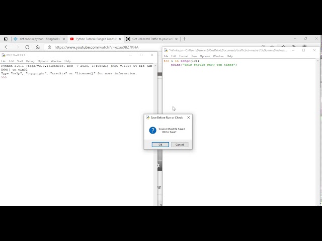 For i in range in Python