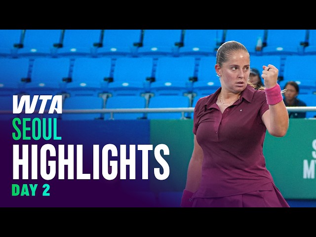 Day 2 in Seoul featuring Ostapenko, Birrell, Ruse, and more | WTA Match Highlights