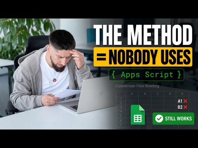 Google Apps Script Method Nobody Uses: Coordinate-Free Reading