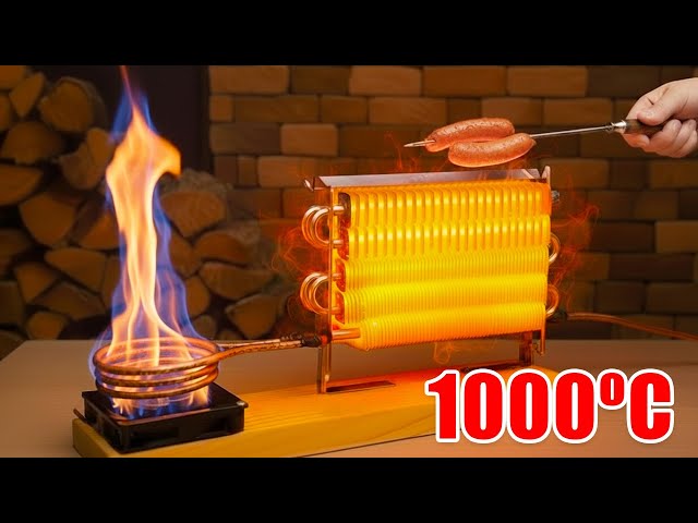 No Gas, No Wood! DIY 3-in-1 Heater from an Old Refrigerator – Hidden Free Energy for Winter 2025 🔥