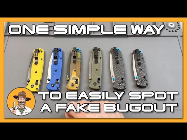 Easy Way To Spot A Fake Bugout (PSA)