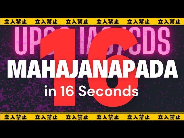 THE FASTEST Way to Recall All 16 MahaJanapada Without Struggling! #ancienthistory #upsccse2025