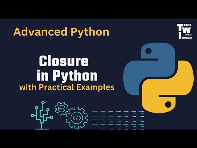 Python for Beginners in Hindi | Advanced Python | Closure in Python #pythontutorial #python