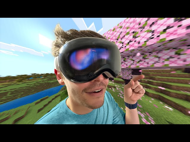 How to Play Minecraft on the Apple Vision Pro! [Bedrock]