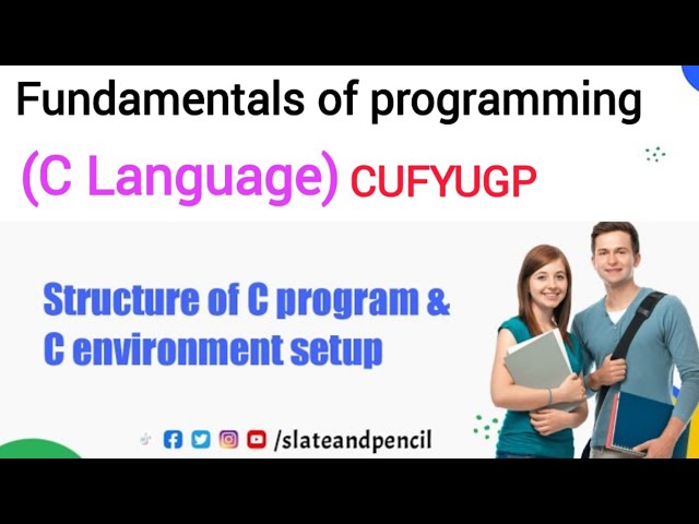 Fundamentals of programming (C language)Structure of c program|environment setup|Malayalam Tutorial
