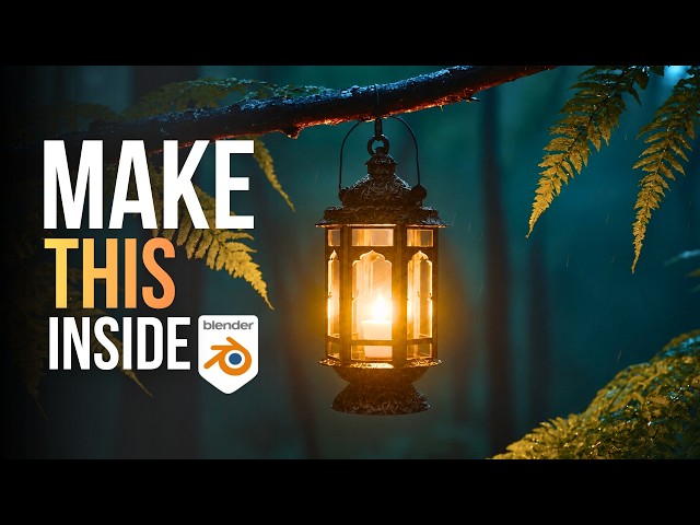 I Made This Realistic Lantern Scene in Blender (Full Tutorial)