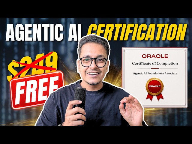 Your college class won’t give you a job, this will | Oracle’s Agentic AI Associate