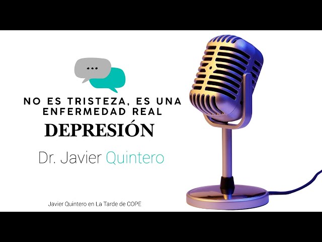 Depression: It's not sadness | Javier Quintero on COPE