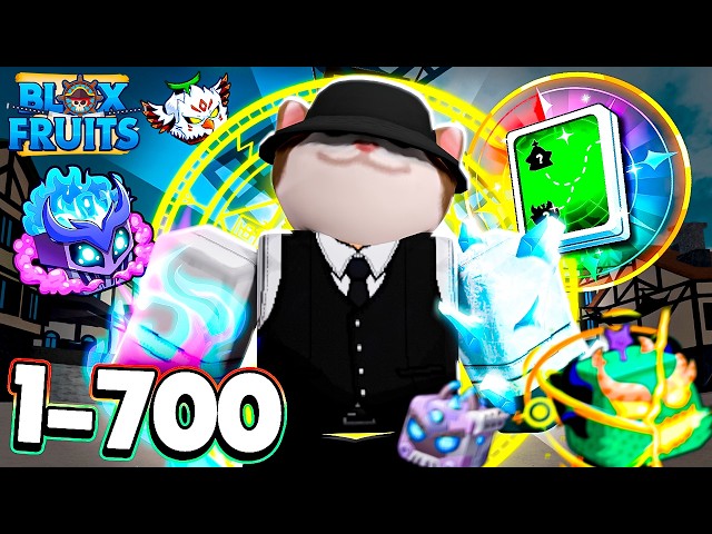 FROM LEVEL 1 TO 700 WITH FRUIT NOTIFIER IN BLOX FRUITS (New Sea)