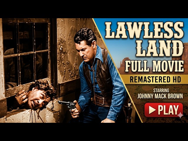 LAWLESS LAND | Remastered Full Length Western Movie | Johnny Mack Brown HD