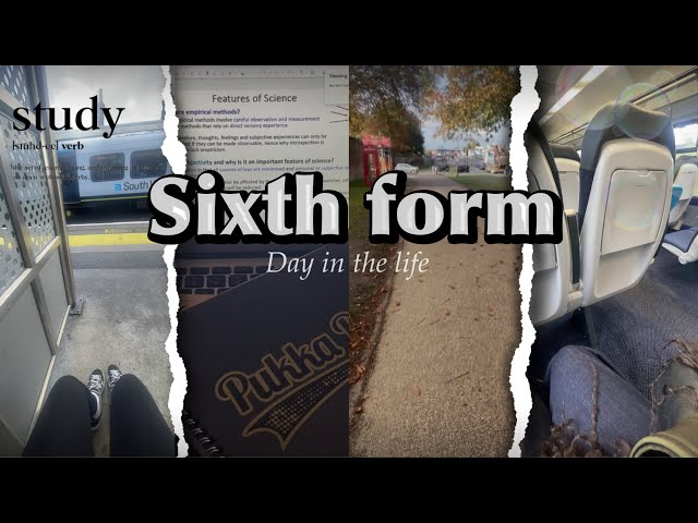 Sixth form day in the life vlog!! || As a year 12 ||