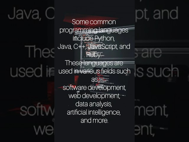 what is programming language?