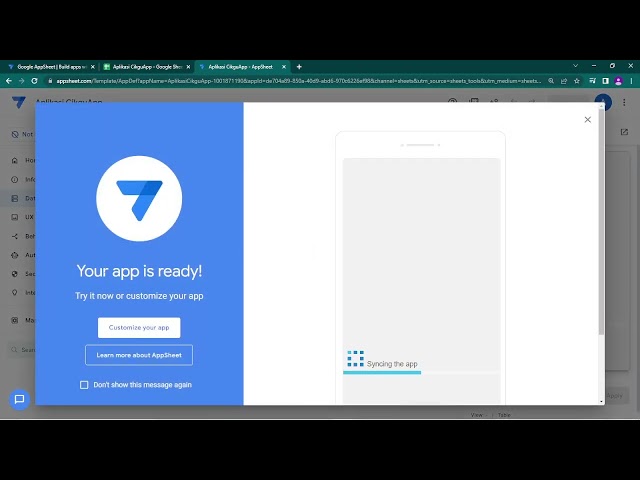 #1 Appsheet Google Sheet dan Appsheet
