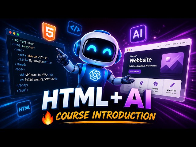 🔥 Welcome to the HTML + AI Course | Course Introduction
