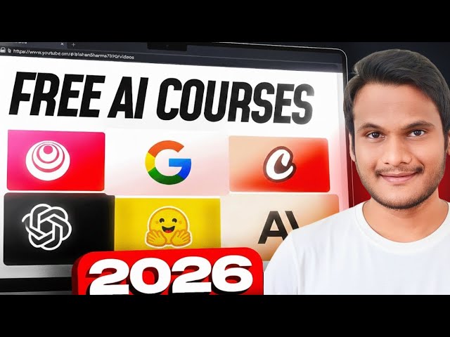 How To Learn AI In 30 Days || FREE AI Courses for Absolute Beginners in 2026