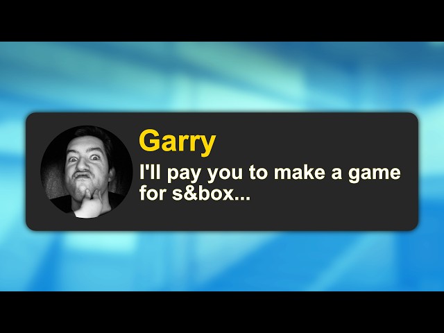 Garry Wants To Pay People $30,000 To Make A Game On S&box