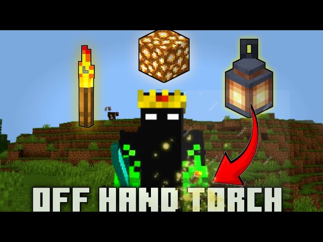 💡 Java Dynamic Light in MCPE 1.26+ | Off-Hand Torch Addon for Minecraft PE 🔥