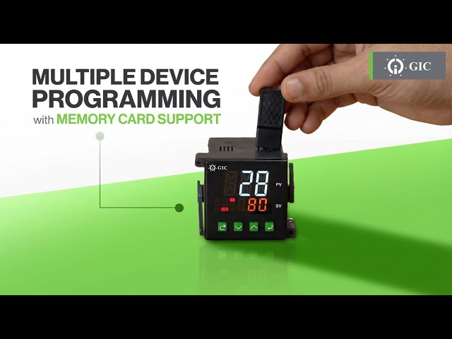 Multiple Device Programming with Memory Card | Save Time with GIC Temperature Controllers