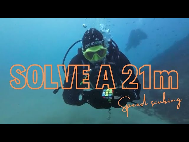 Speed Scubing – Resolviendo un cubo de Rubik a más de 20 metros de profundidad! 🌊🤯
