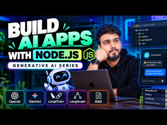 Generative AI with Node.js 🚀 | Introduction & Setup #1