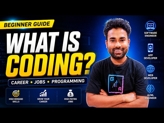 What is Coding? Complete Beginner's Guide to Coding, Programming, Career & Jobs in 2026
