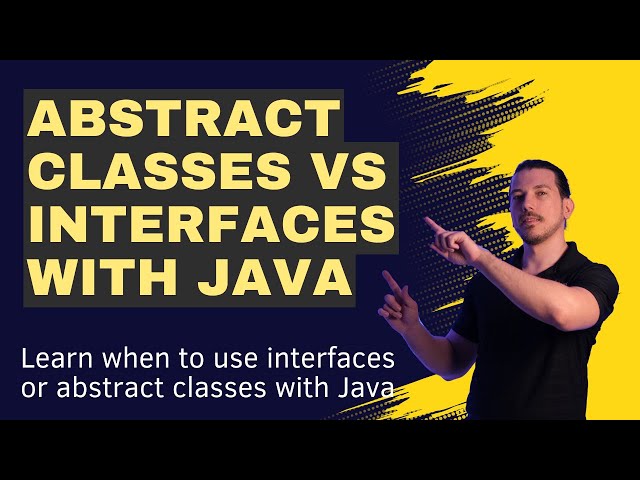 Abstract class vs interface Java - (Learn when to use one or another!)