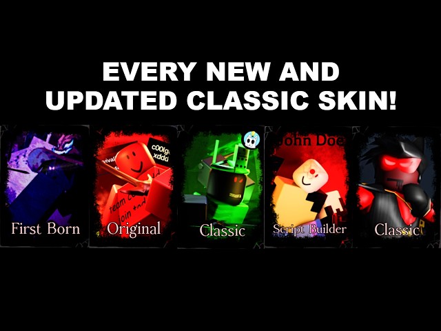 WINNING WITH EVERY NEW AND UPDATED CLASSIC SKIN in Forsaken (Azure Update)