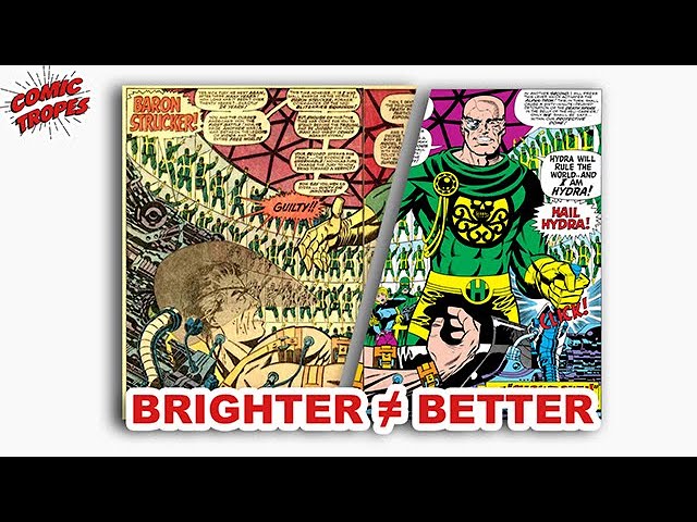 The History of Comic Book Coloring (and How Modern Technology can Ruin Reprints)