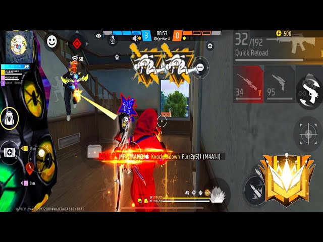 Garena free fire - CS Ranked Gameplay | free fire clash squad | Must Watch | Take And Gaming