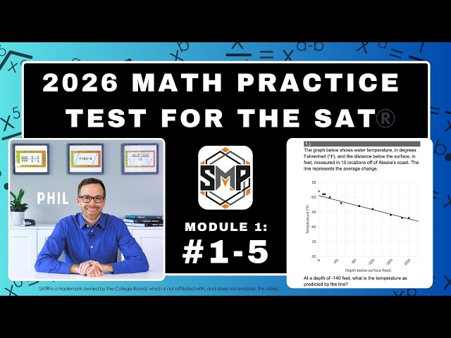 2026 Math Practice Test for the SAT®️