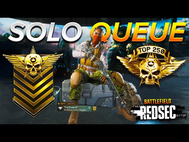 I SOLO QUEUED to TOP 250 in Battlefield RedSec Ranked…