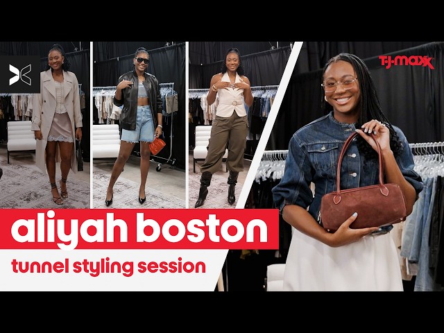 Aliyah Boston’s Secret Weapon: Hoop Earrings | Tunnel Styling Session w/ TJ Maxx