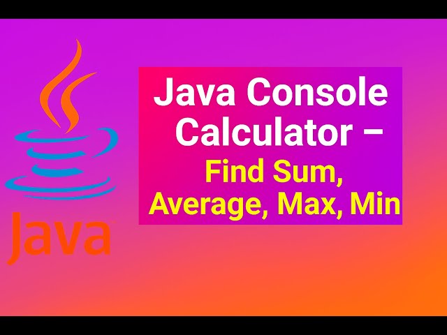 Java Project for Beginners | Console Calculator with Multiple Features