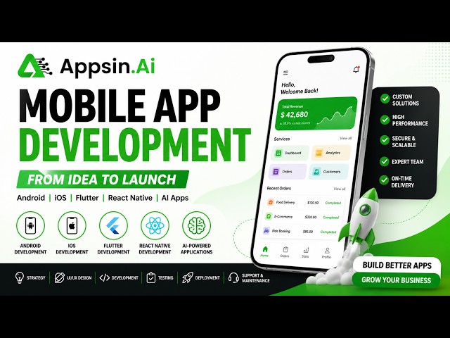 Mobile App Development Company | AppsInAi – From Idea to Launch
