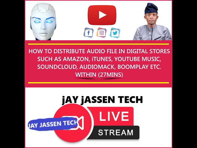 HOW TO DISTRIBUTE AUDIO IN DIGITAL STORES WITHIN (27MINS) iTUNES, AMAZON,  SPOTIFY, BOOMPLAY