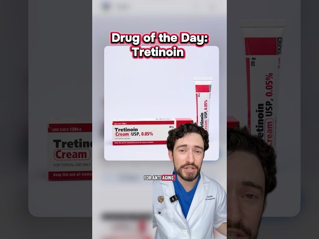 The BEST Anti-Aging Medication?! Pharmacists reviews how Tretinoin actually works #antiaging
