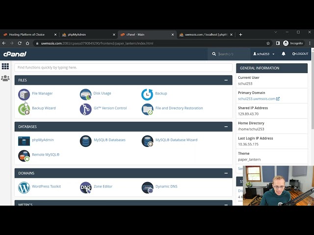 Getting Started with phpMyAdmin