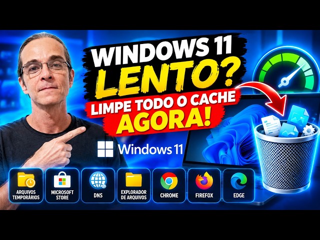 🚀 WINDOWS 11 SLOW? CLEAR ALL CACHE NOW!