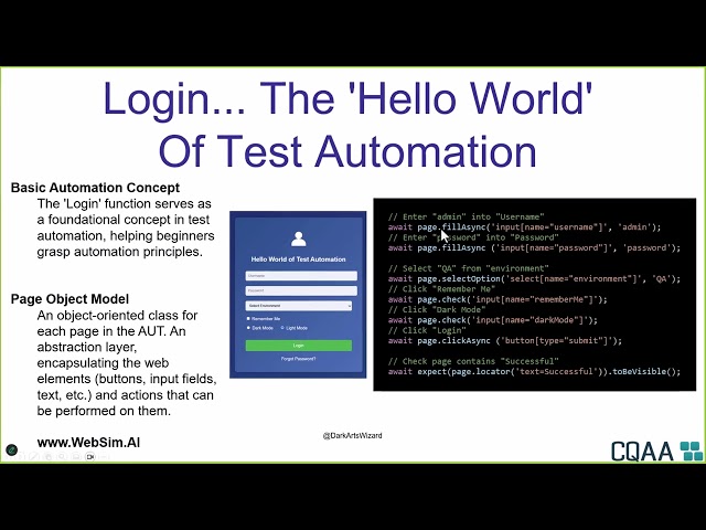What is Hello World of Test Automation without a Page Object Model?