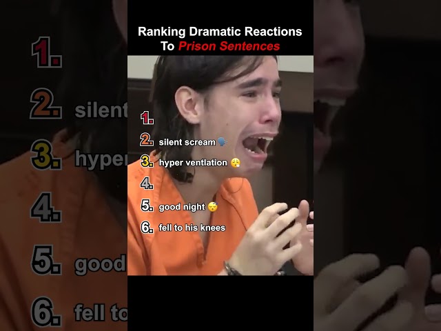 Dramatic Reactions to Prison Sentences 😭 #sad #prison #court