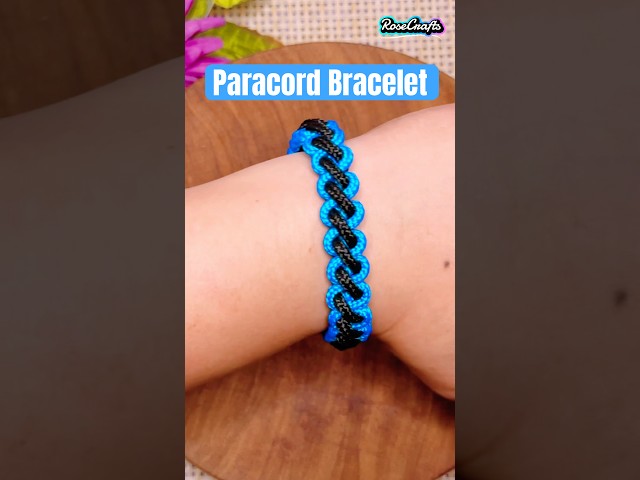 Quick and easy Paracord Bracelet 💫 #shorts #howto #diy #craft #design #style #paracord #tutorial