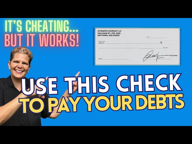 Secret Check "Hack" to Pay & Eliminate Debts from Your Credit