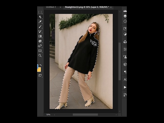 Accurate Puppet Warp adjustments-Photoshop Tutorial #shorts #photoshop