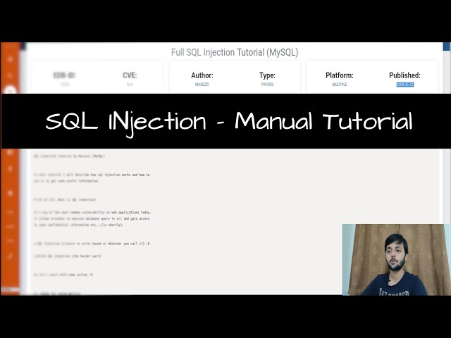 SQL Injection - Manual Tutorial | Be The H.A.C.R.- Ep - 13