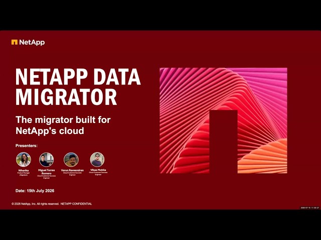 NetApp Data Migrator: A Smarter Way to move NAS Workloads to the Cloud