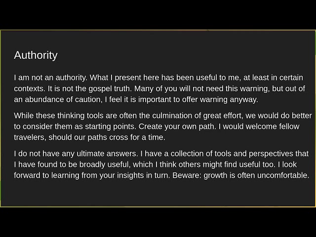 0 Thinking Tools Introduction