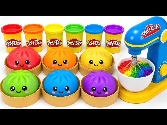 Play Doh Toys 2026, Ultimate How To Make Rainbow Dumpling Squishy Kinetic Sand & PlayDoh  🌈🍧