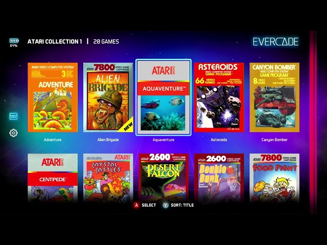 Atari Collection 1 - Evercade Cartridge Tour