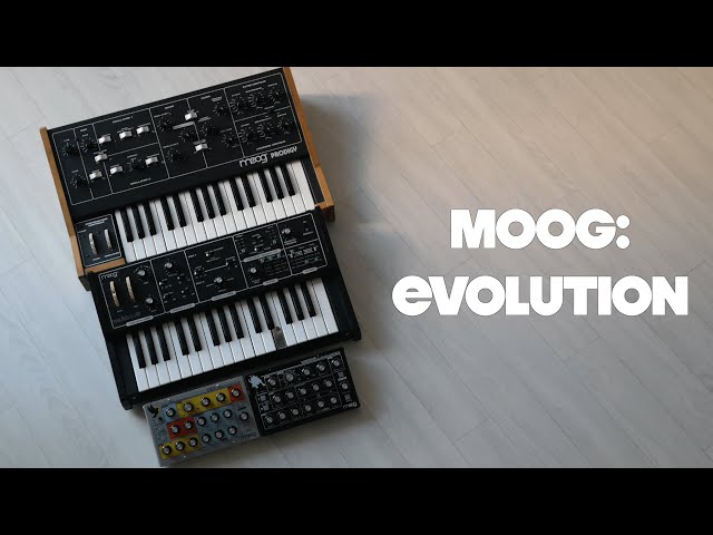 Moog: Evolution (Prodigy, The Rogue, Minitaur, Sirin)